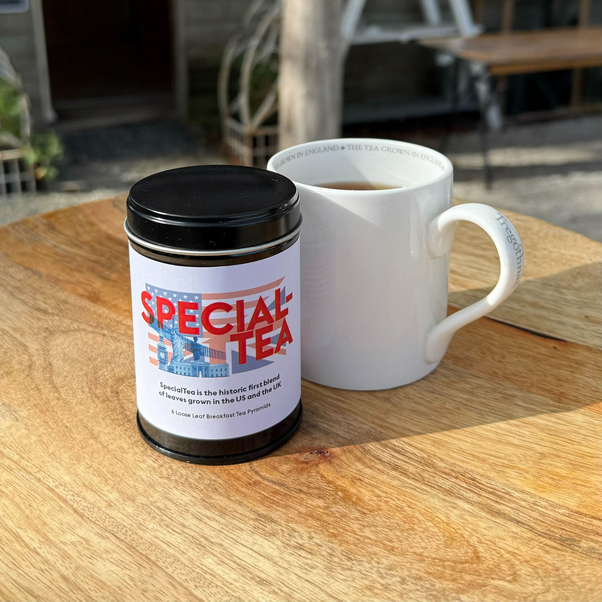 SpecialTea 6 Loose Leaf Breakfast Tea Pyramid Tin